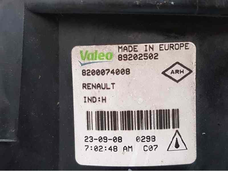 Recambio de faro antiniebla izquierdo para renault laguna grandtour iii initiale referencia OEM IAM 8200074008 89202502 VALEO