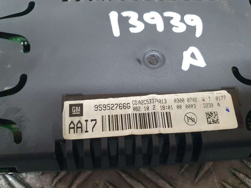 Recambio de pantalla multifuncion para chevrolet cruze lt referencia OEM IAM 95952766G A2C53374013 