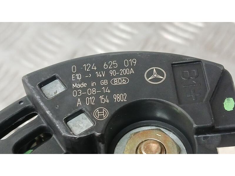 Recambio de alternador para mercedes-benz clase e (w211) e 320 cdi (211.026) referencia OEM IAM A0121549802 BOSCH 0124625019
