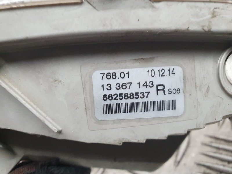 Recambio de piloto delantero derecho para opel astra j lim. excellence referencia OEM IAM 13367143  INTERMITENTE