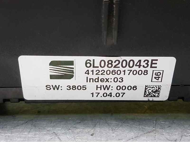 Recambio de mando climatizador para seat ibiza (6l1) reference referencia OEM IAM 6L0820043E  VDO