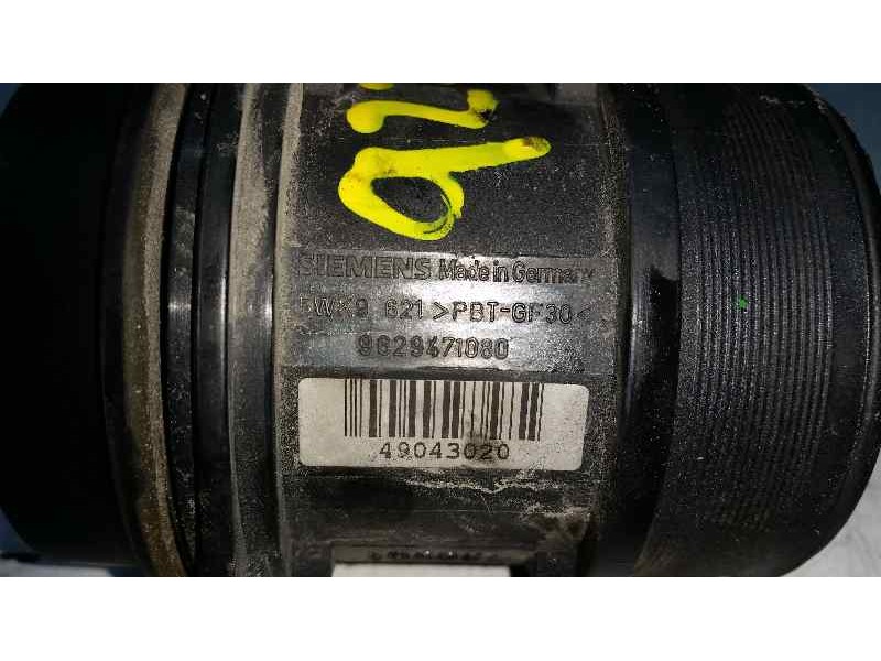 Recambio de caudalimetro para citroën jumpy 2.0 hdi sx furg. referencia OEM IAM 9629471080 5WK9621 SIEMENS