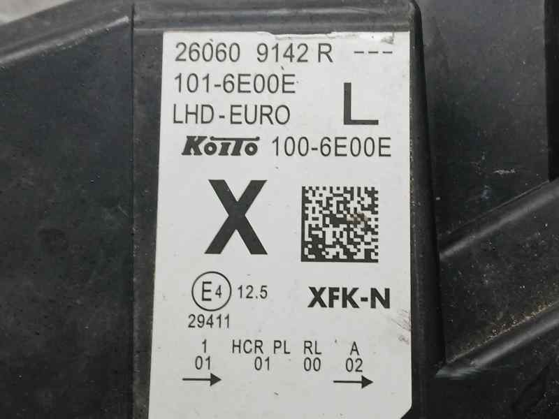 Recambio de faro izquierdo para nissan towstar acenta referencia OEM IAM 260609142R 1006E00E KOITO