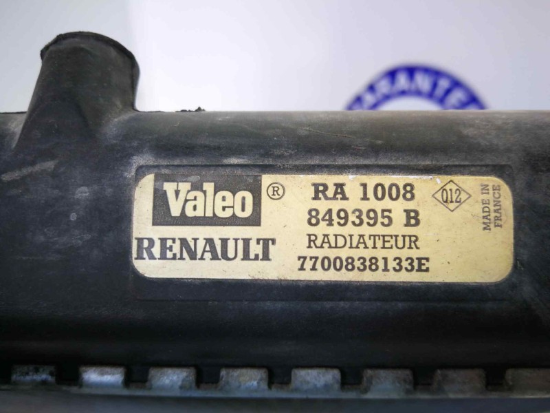 Recambio de radiador agua para renault megane i scenic (ja0) 1.6 referencia OEM IAM 849395B 7700838133E VALEO