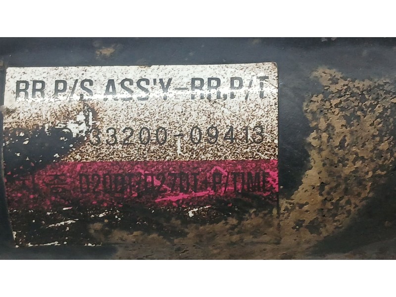 Recambio de transmision central para ssangyong kyron 2.7 xdi 4x4 referencia OEM IAM 3320009413 TRASERA 