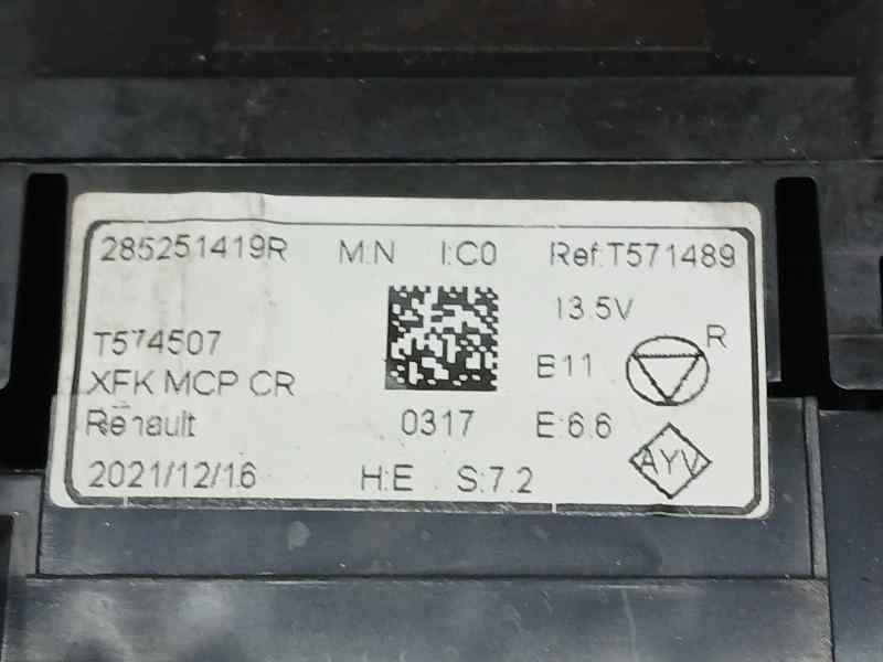 Recambio de mando calefaccion / aire acondicionado para nissan towstar acenta referencia OEM IAM 285251419R T571489 