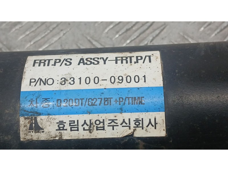 Recambio de transmision central para ssangyong kyron 2.7 xdi 4x4 referencia OEM IAM 3310009001 DELANTERA 
