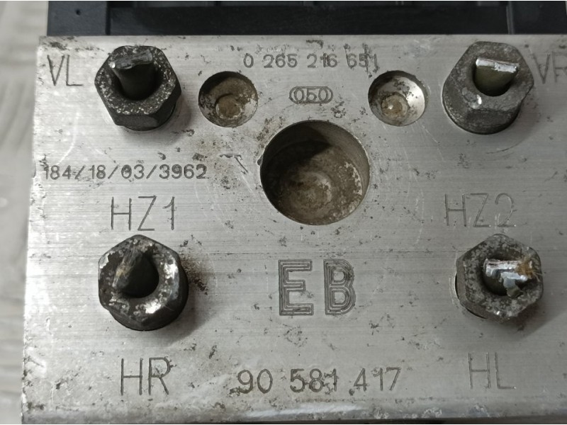 Recambio de abs para opel astra g berlina comfort referencia OEM IAM 90581417 0265216651 BOSCH