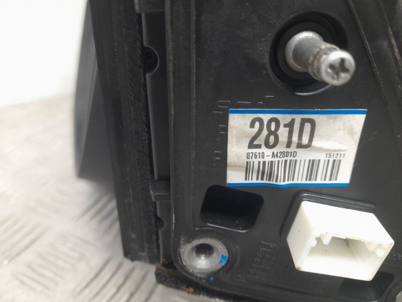 Recambio de retrovisor izquierdo para kia carens iv 1.7 crdi referencia OEM IAM 87610A42801D  281D