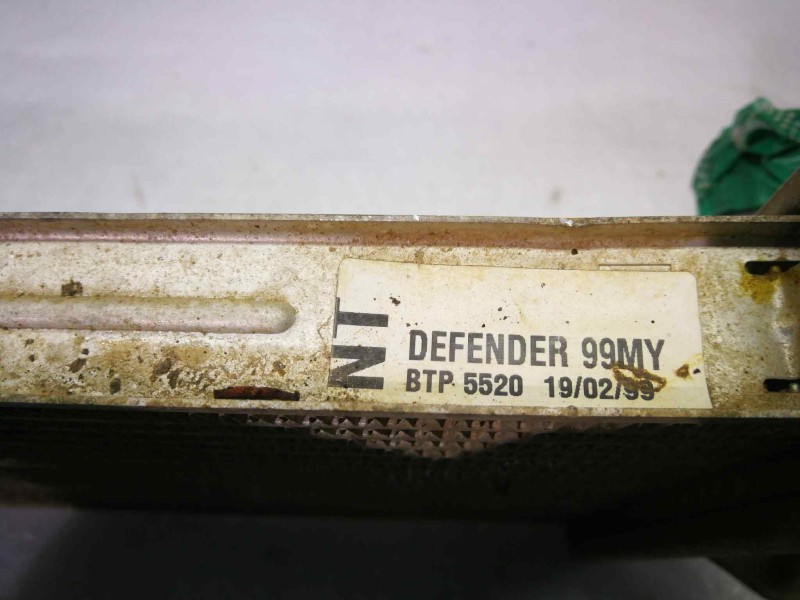 Recambio de intercooler para land rover defender (ld) 2.5 td5 referencia OEM IAM BTP5520  