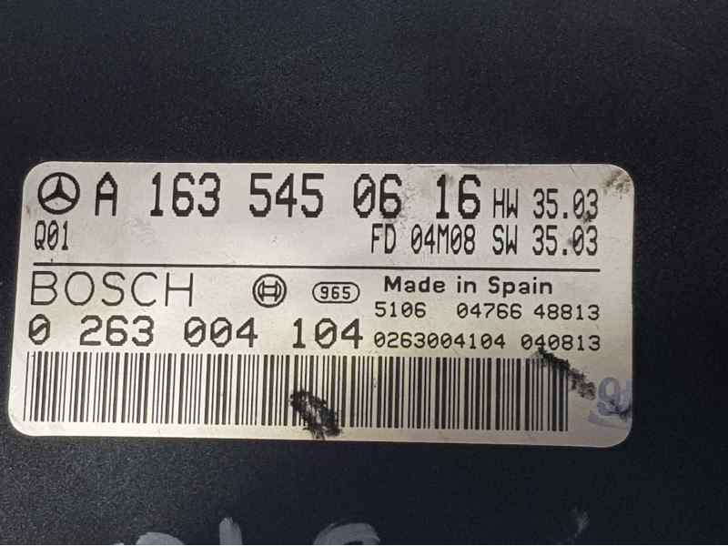 Recambio de modulo electronico para mercedes-benz clase m (w163) 270 cdi (163.113) referencia OEM IAM A1635450616 0261004104 BOS