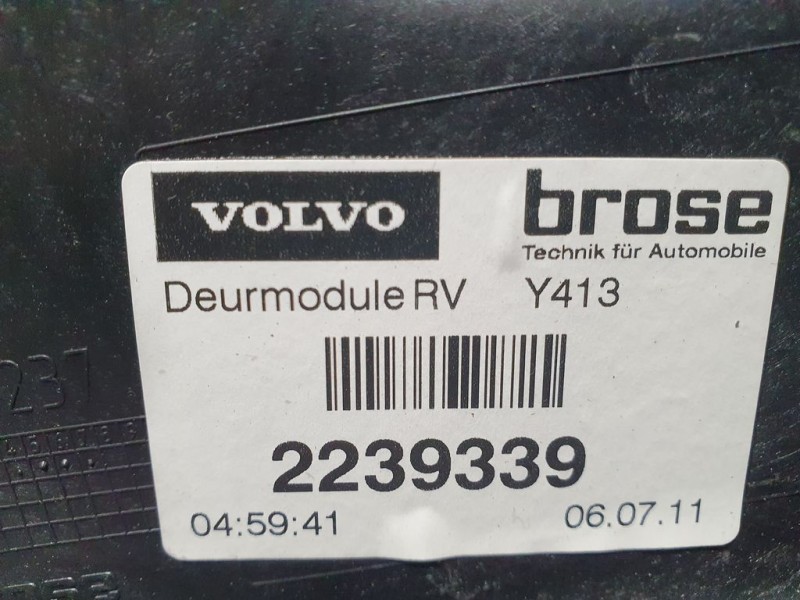 Recambio de elevalunas delantero derecho para volvo xc60 kinetic awd referencia OEM IAM 2239339  BROSE ELÉCTRICO