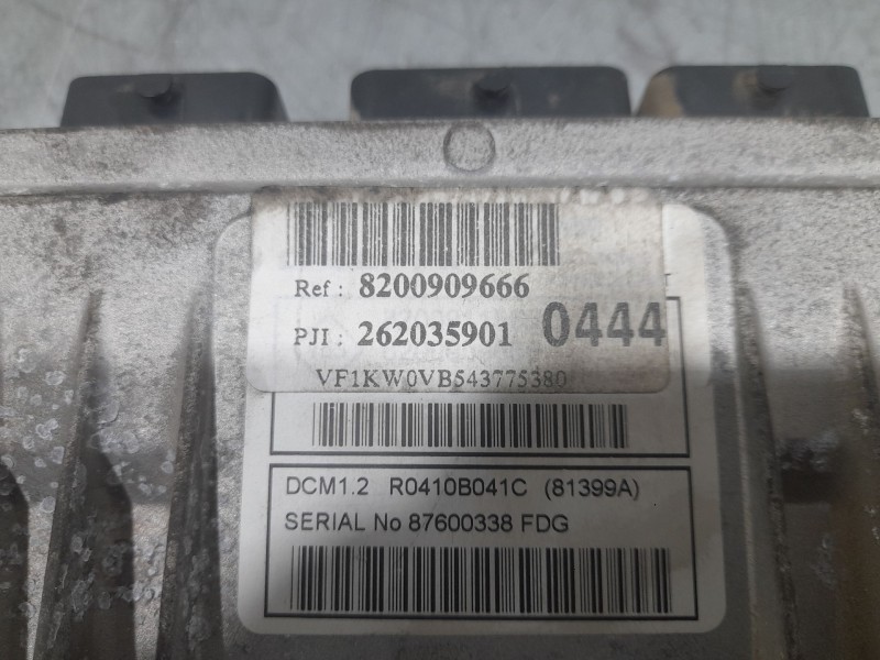 Recambio de centralita motor uce para renault kangoo / grand kangoo ii (kw0/1_) 1.5 dci 70 (kw0v, kw0a) referencia OEM IAM 82009