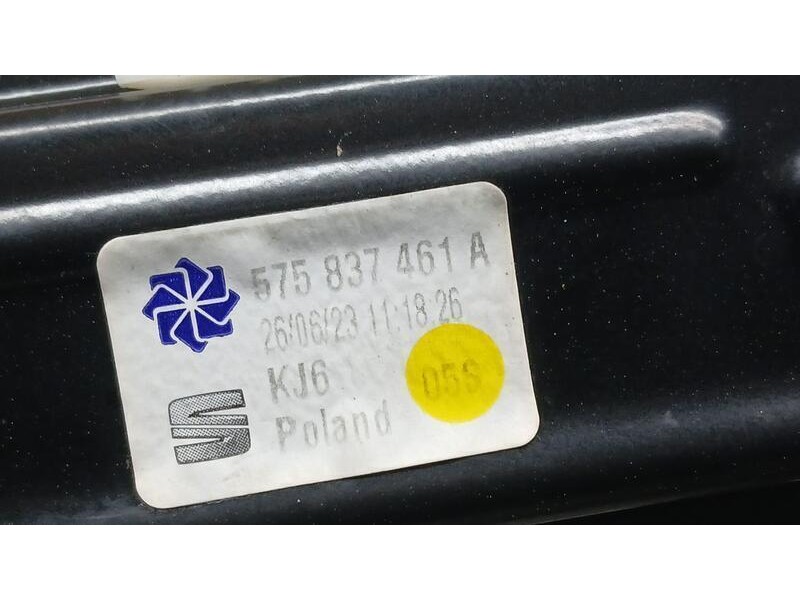 Recambio de elevalunas delantero izquierdo para seat ateca (kh7) xperience referencia OEM IAM 575837461A ELECTRICO 2 PINS 