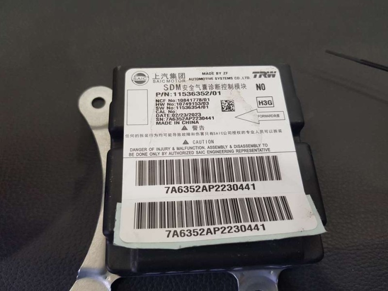 Recambio de kit airbag para mg zs 1.0 t-gdi referencia OEM IAM 773529DP2270152 C/ SALPICADERO Y SIN PRETENSORES 