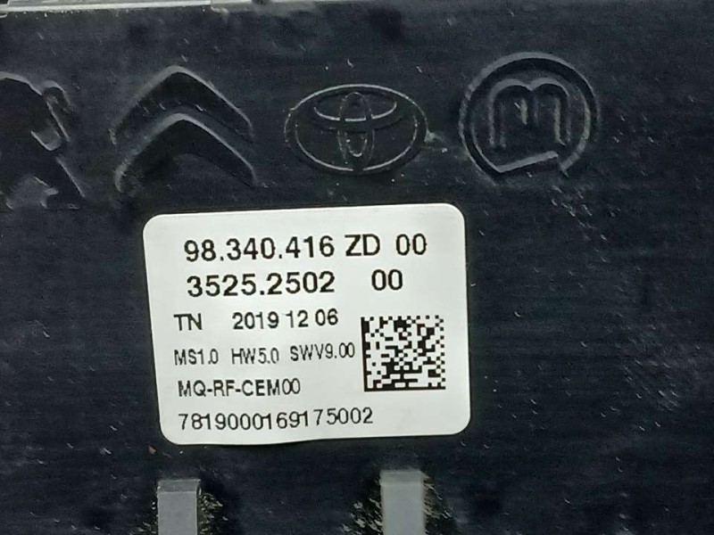 Recambio de mando calefaccion / aire acondicionado para toyota proace city referencia OEM IAM 98340416ZD 35252502 