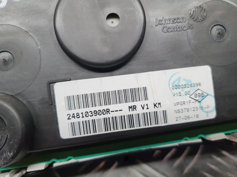 Recambio de cuadro instrumentos para dacia dokker ambiance referencia OEM IAM 248103900R NS37912316P 