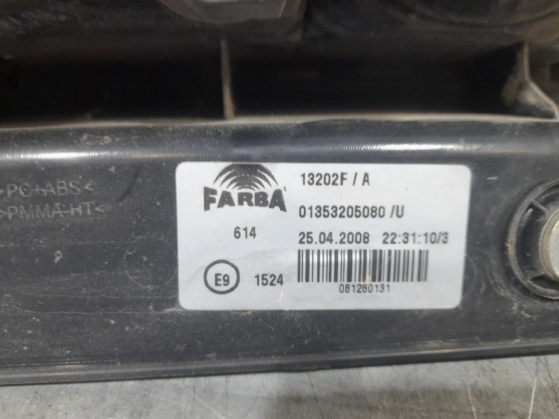 Recambio de piloto trasero derecho para citroën nemo monospace 1.4 hdi referencia OEM IAM 13532205080  