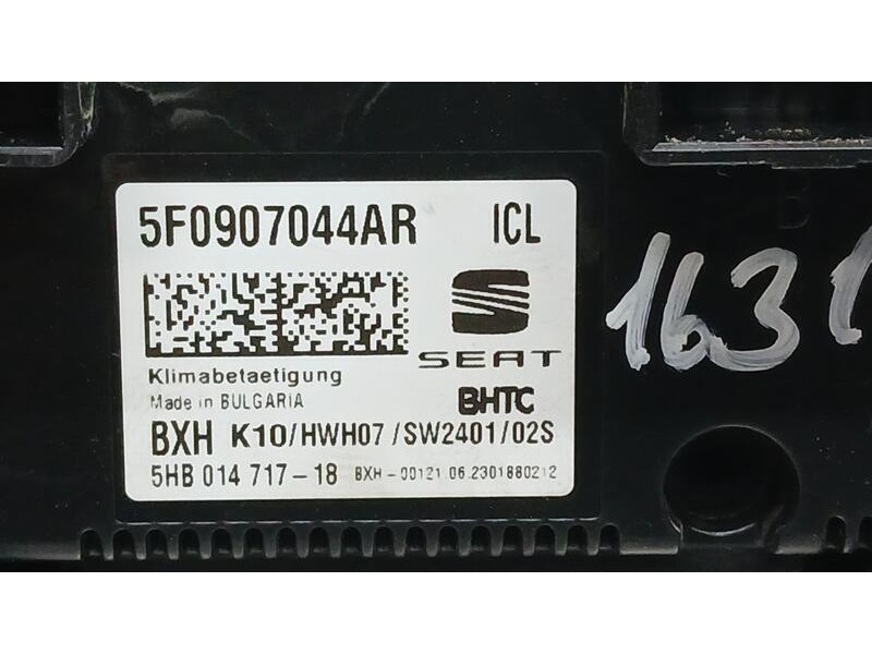 Recambio de mando climatizador para seat ateca (kh7) xperience referencia OEM IAM 5F0907044AR  5HB014717
