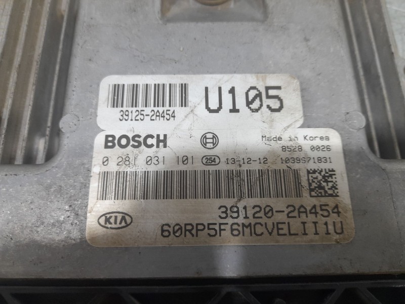 Recambio de centralita motor uce para ford kuga iii (dfk) 2.5 fhev referencia OEM IAM 391202A454 0281031101 BOSCH