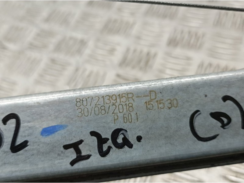 Recambio de elevalunas delantero izquierdo para dacia dokker ambiance referencia OEM IAM 807213915R  ELECTRICO 2 PINS