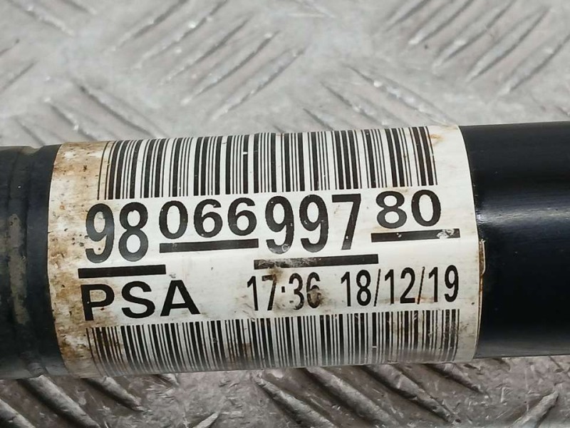 Recambio de transmision delantera derecha para toyota proace city referencia OEM IAM 9806699780  