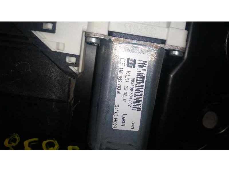 Recambio de elevalunas trasero izquierdo para seat leon (1p1) stylance / style referencia OEM IAM  18 PIN ELECTRICO
