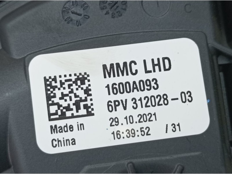 Recambio de potenciometro pedal para mitsubishi space star 120 kaiteki referencia OEM IAM 1600A093 6PV31202803 