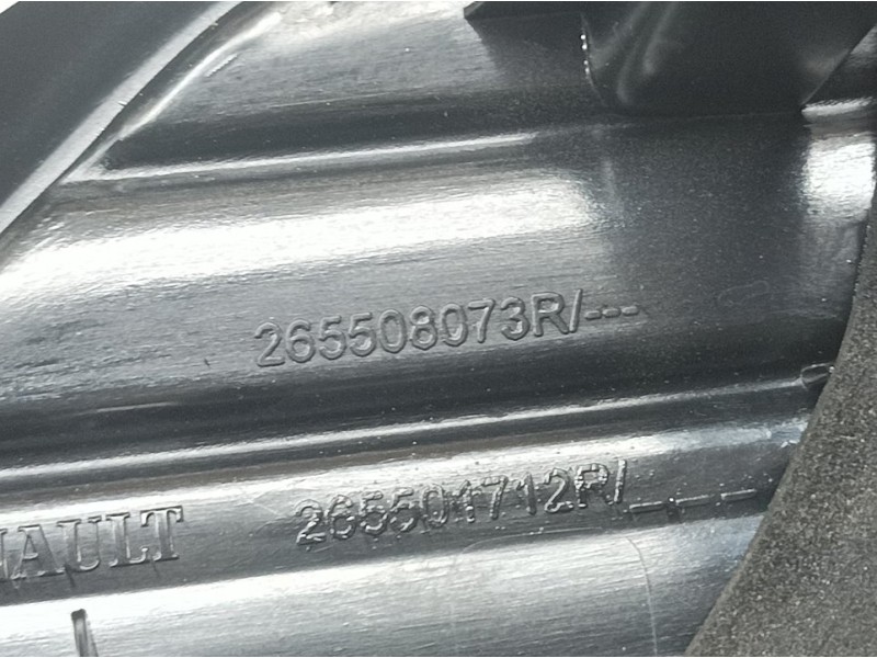 Recambio de piloto trasero derecho para renault captur limited referencia OEM IAM 265508073R  INTERIOR