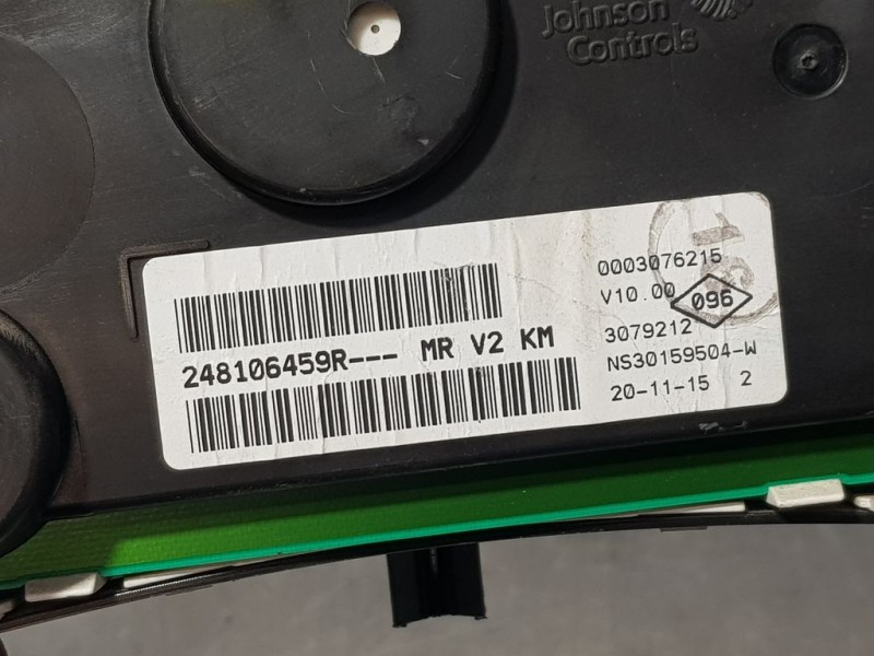 Recambio de cuadro instrumentos para dacia duster laureate 4x2 referencia OEM IAM 249106459R NS30159504W JOHNSON CONTROLS