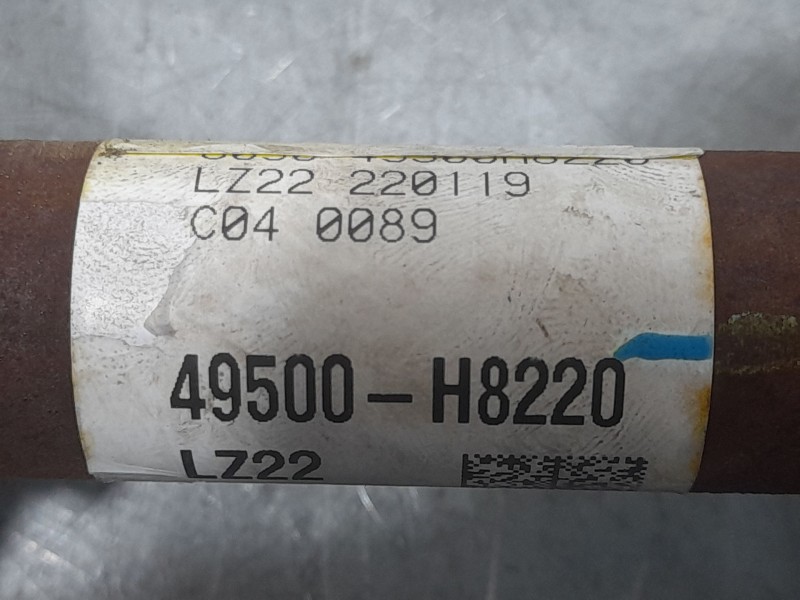 Recambio de transmision delantera izquierda para kia rio (yb) hibrid referencia OEM IAM 49500H8220  