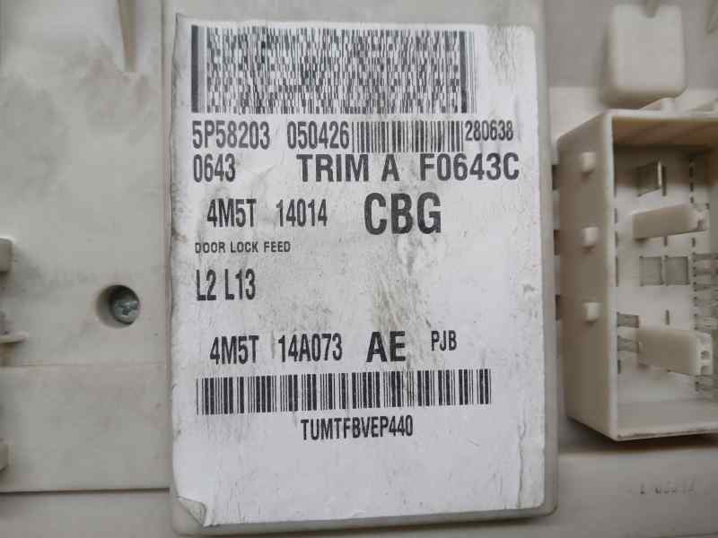 Recambio de caja reles / fusibles para ford focus berlina (cap) ambiente (d) referencia OEM IAM 4M5T14A073AE  