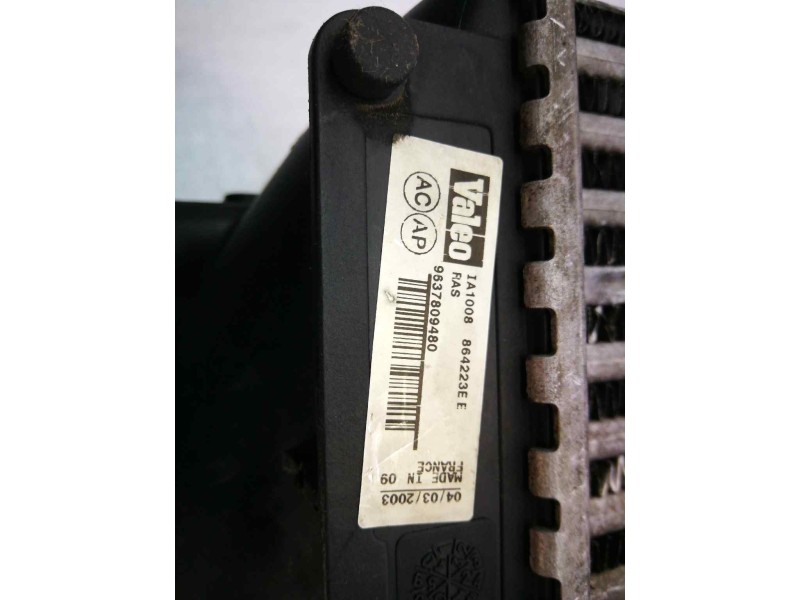 Recambio de intercooler para citroën c5 berlina 2.0 hdi referencia OEM IAM 9637809480  