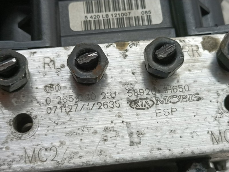 Recambio de abs para kia cee´d active referencia OEM IAM 589201H650 0265030231 MOBIS
