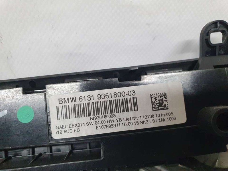 Recambio de mando radio para bmw i8 (i12) i8 pure impulse referencia OEM IAM 61319361800 E1078953H 