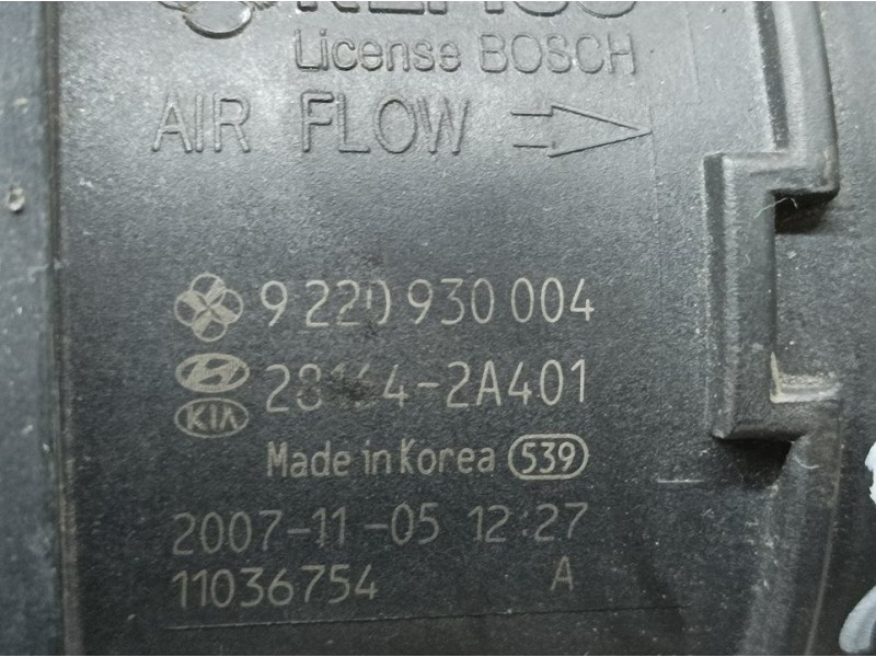 Recambio de caudalimetro para kia cee´d active referencia OEM IAM 281642A401 9220930004 