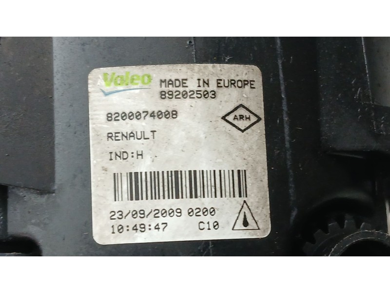Recambio de faro antiniebla izquierdo para renault laguna iii (bt0/1) 1.5 dci (bt00, bt0a, bt0t, bt1j) referencia OEM IAM 820007