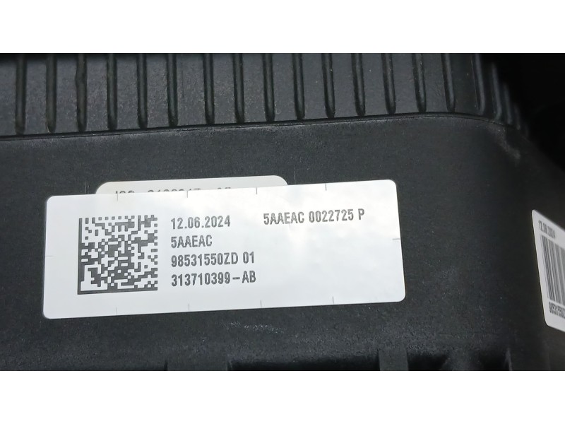 Recambio de kit airbag para peugeot expert furgoneta (v_) 1.5 bluehdi 120 referencia OEM IAM 98531550ZD C/ SALPICADERO Y SIN PRE