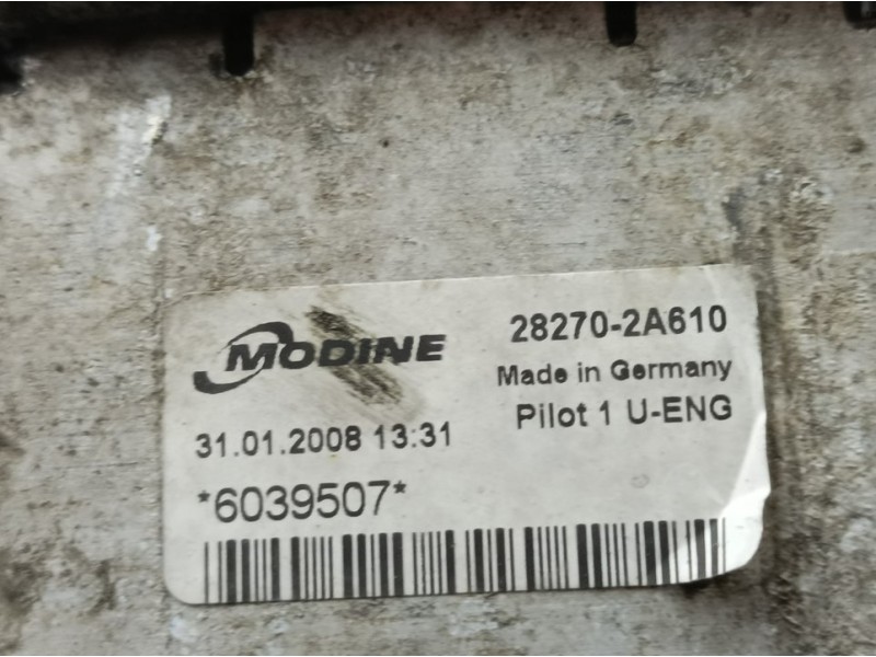 Recambio de intercooler para kia cee´d active referencia OEM IAM 282702A610 6039507 MODINE