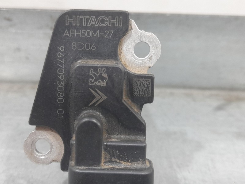Recambio de caudalimetro para peugeot 308 ii (lb_, lp_, lw_, lh_, l3_) 1.6 hdi 100 referencia OEM IAM 9677093080 AFH50M27 HITACH