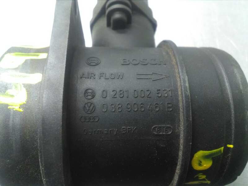 Recambio de caudalimetro para seat ibiza (6l1) 1.9 tdi referencia OEM IAM 038906461B 0281002531 BOSCH
