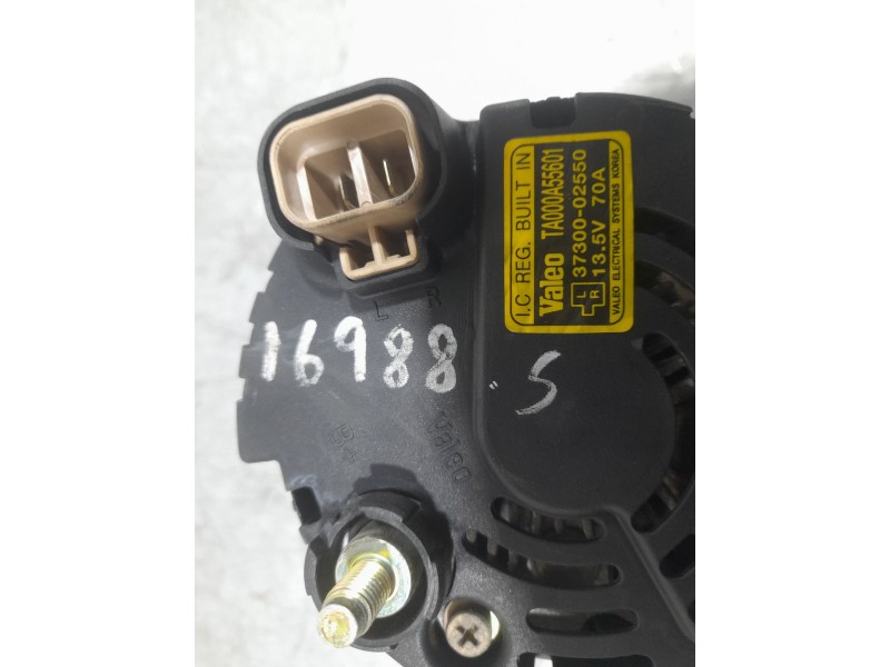 Recambio de alternador para hyundai getz (tb) 1.1 referencia OEM IAM 3730002550 VALEO TA000A55601