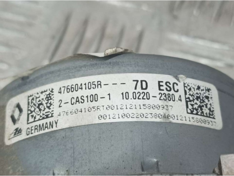 Recambio de abs para dacia sandero stepway referencia OEM IAM 476604105R 10022023804 ATE