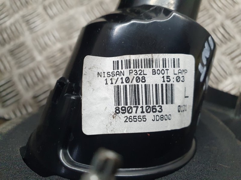 Recambio de piloto trasero izquierdo para nissan qashqai (j10) acenta referencia OEM IAM 26555JD800 89071063 INTERIOR