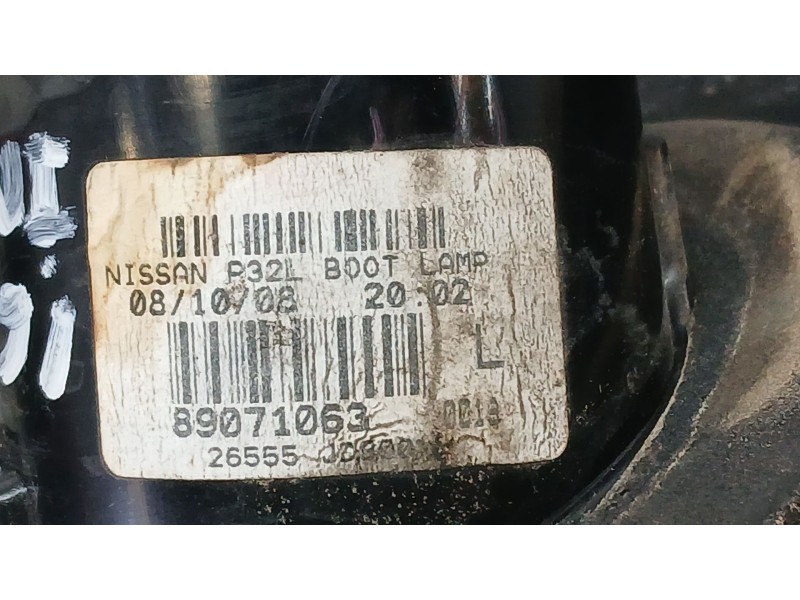 Recambio de piloto trasero izquierdo interior para nissan qashqai i (j10, nj10) 2.0 a las 4 ruedas referencia OEM IAM 26555JD800