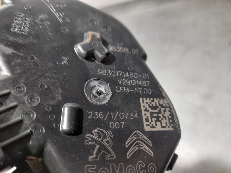 Recambio de caja mariposa para citroën c4 1.5 hdi referencia OEM IAM 9830171480 V29121487 FOMOCO