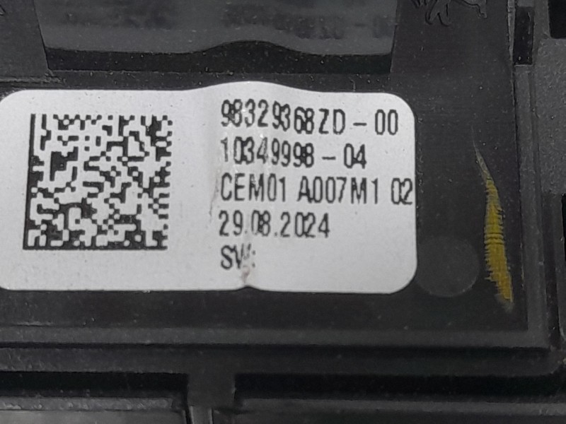 Recambio de mando elevalunas delantero izquierdo para peugeot expert furgoneta (v_) 1.5 bluehdi 120 referencia OEM IAM 98329368Z