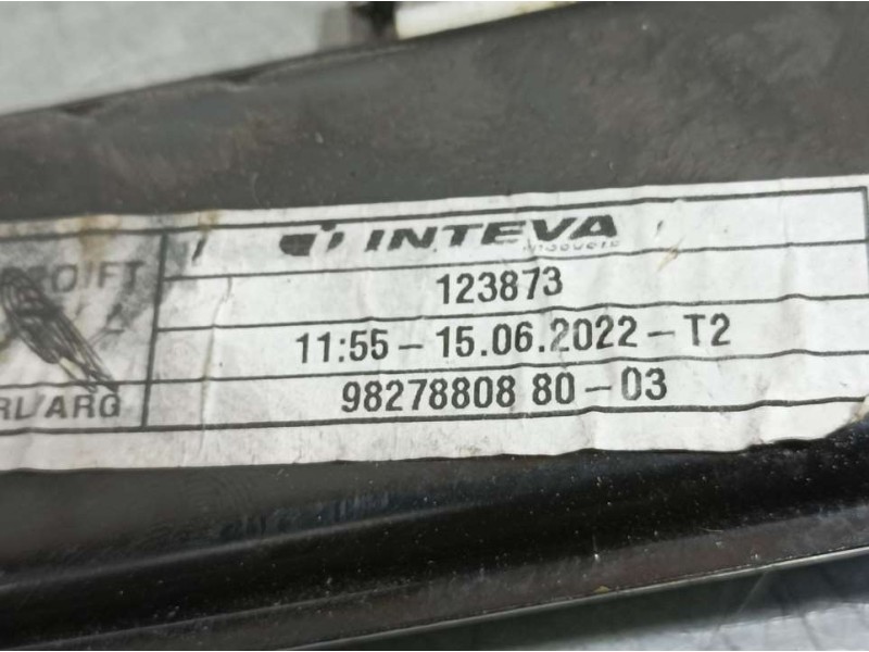 Recambio de elevalunas trasero izquierdo para peugeot 508 gt line referencia OEM IAM 9827880880  ELECTRICO