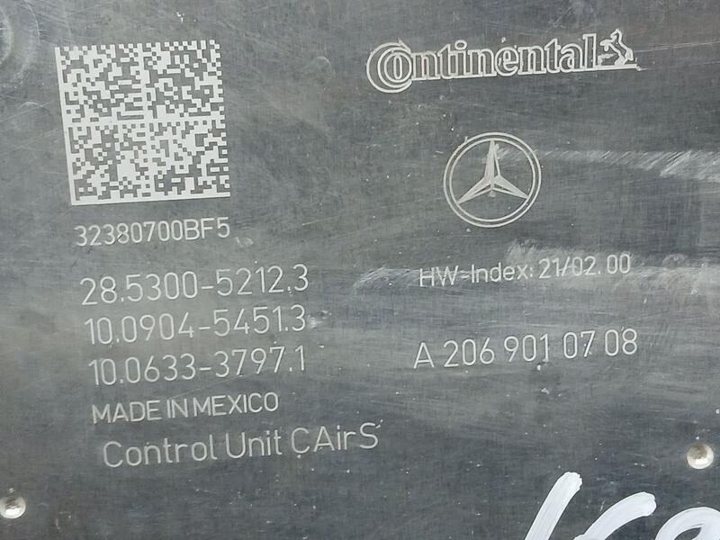 Recambio de bomba suspension para mercedes-benz clase c (w206) c 300 de (206.208) referencia OEM IAM A2063203307 TAPA TOCADA CON