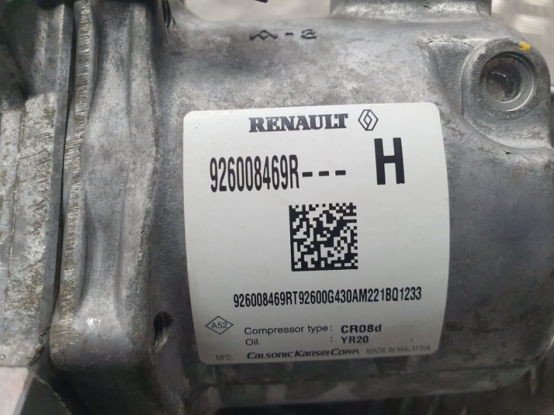 Recambio de compresor aire acondicionado para dacia sandero stepway referencia OEM IAM 926008469R  